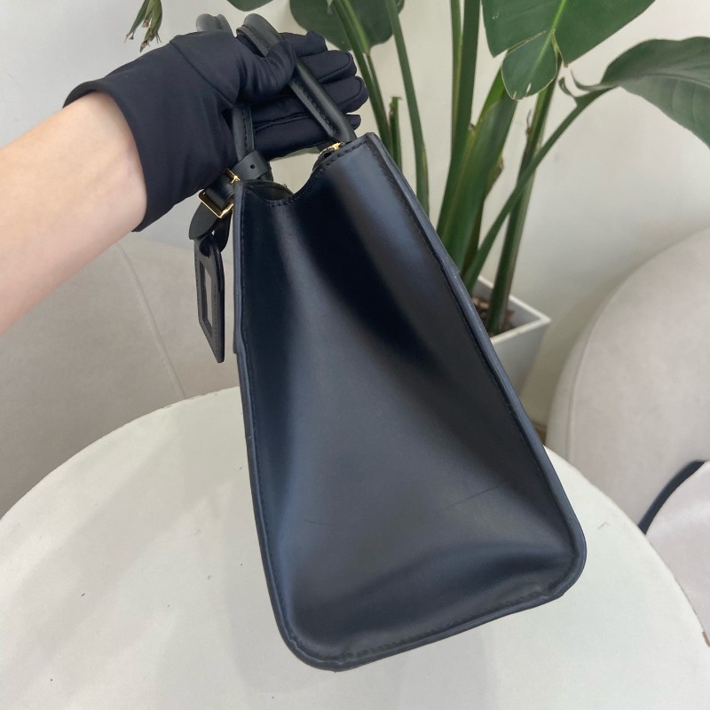 LV City Steamer 編織皮革拼色手提包-3