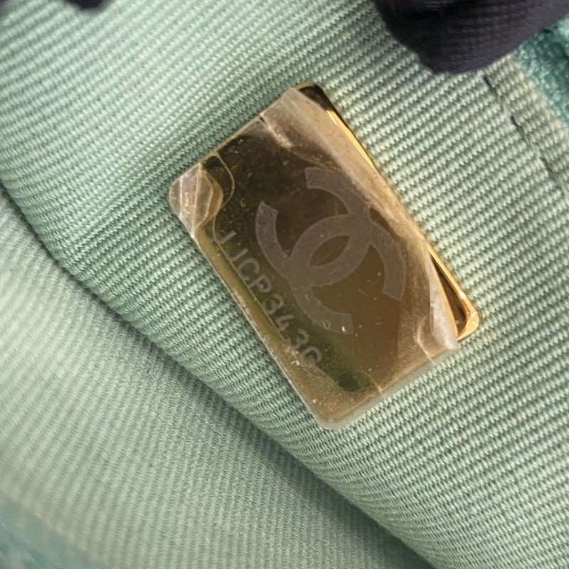 Chanel/香奈兒 人魚姬綠色限量款 19bag woc 斜背包肩背包-18