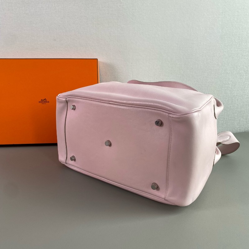 Hermes愛馬仕 Lindy34 粉色銀扣
肩背包-4