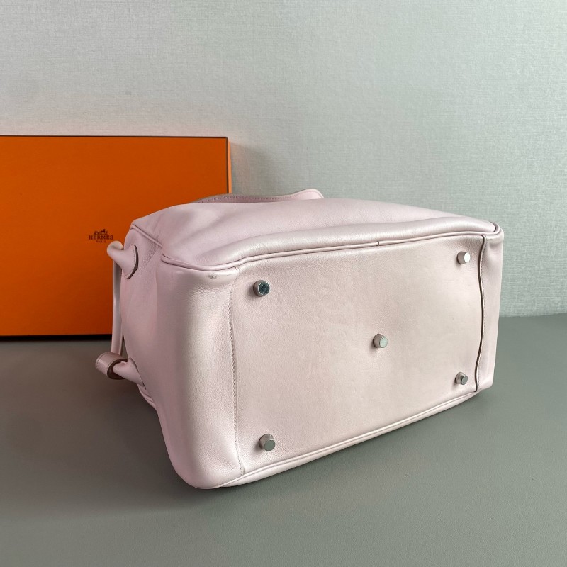 Hermes愛馬仕 Lindy34 粉色銀扣
肩背包-5