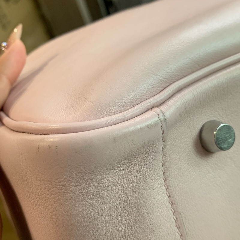 Hermes愛馬仕 Lindy34 粉色銀扣
肩背包-7