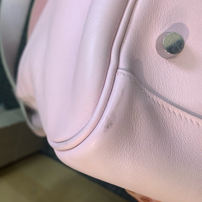 Hermes愛馬仕 Lindy34 粉色銀扣
肩背包-29