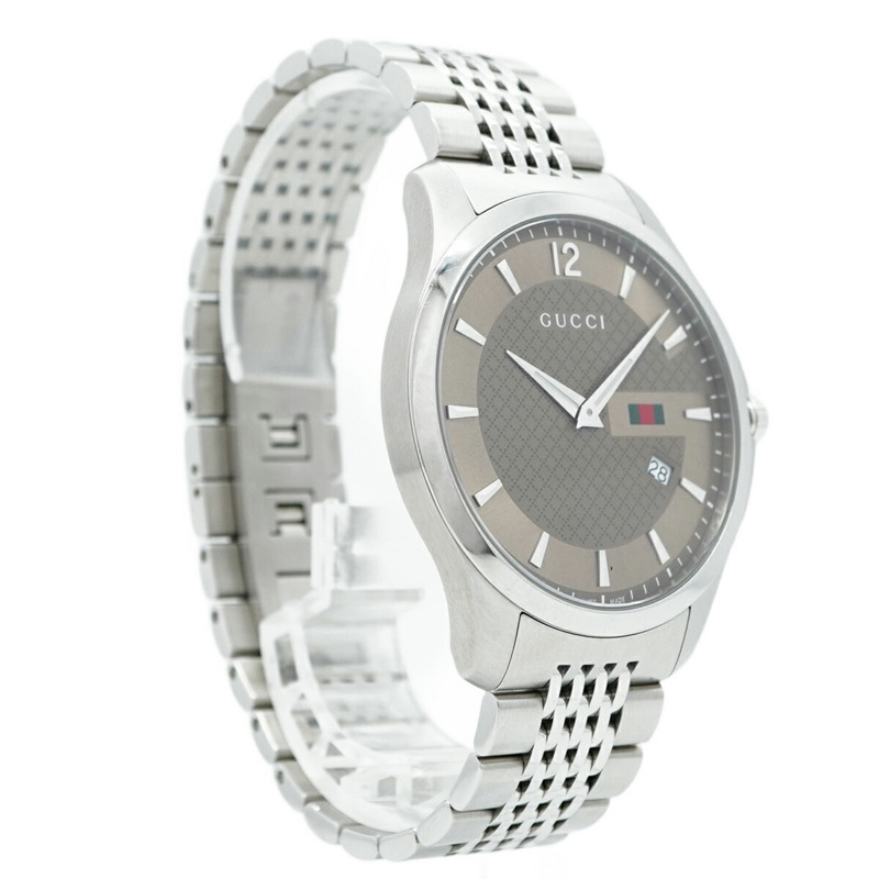 Gucci G-Timeless 126.3 棕色錶盤男士腕錶-3