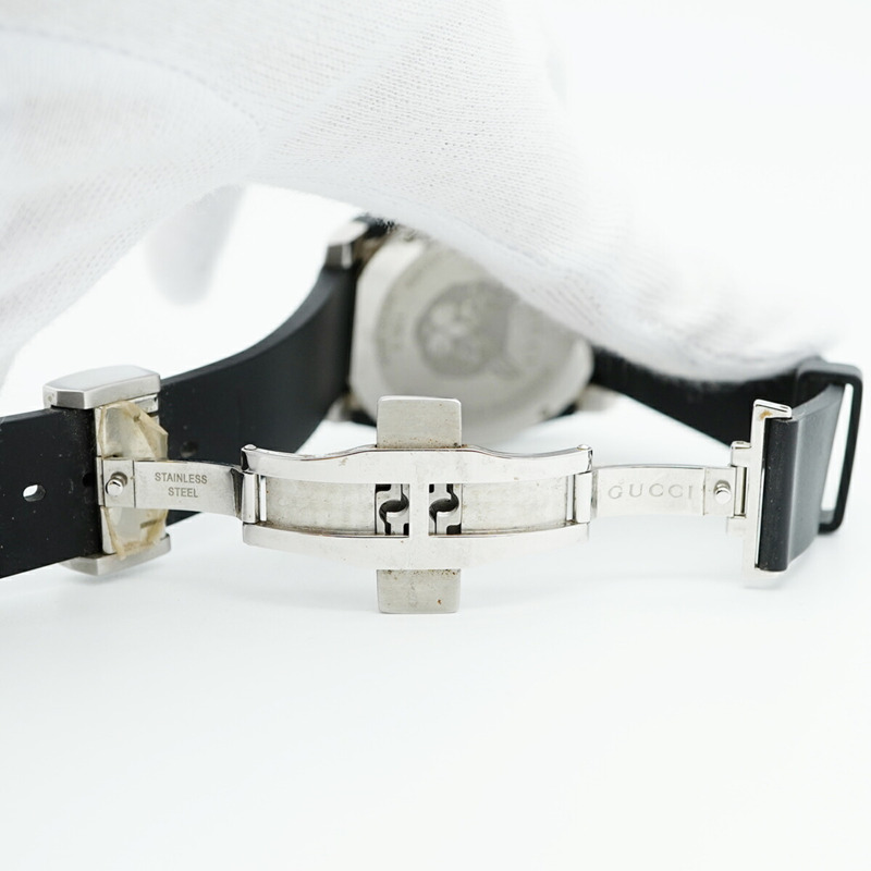 Gucci Dive 136.3 黑色錶盤男士腕錶-4