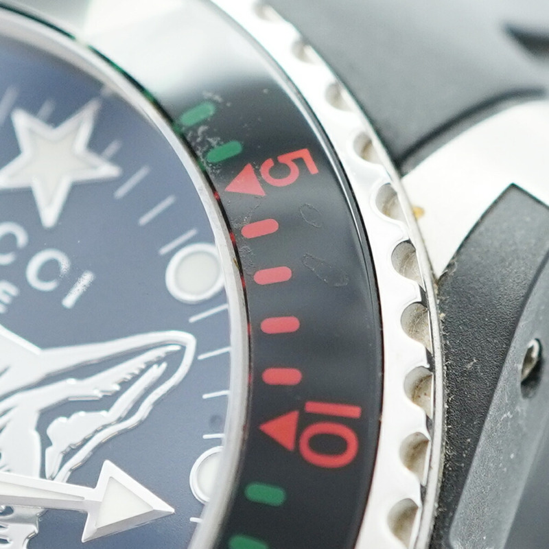 Gucci Dive 136.3 黑色錶盤男士腕錶-6