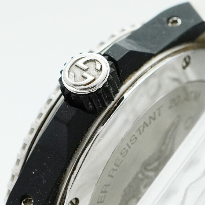 Gucci Dive 136.3 黑色錶盤男士腕錶-10