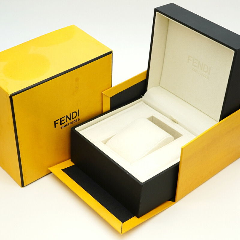 Fendi Forever F105011901 男士黑色錶盤腕錶-1