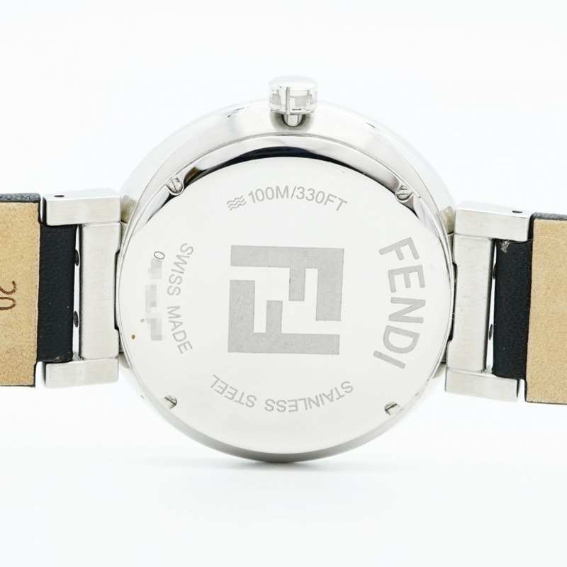 Fendi Forever F105011901 男士黑色錶盤腕錶-5
