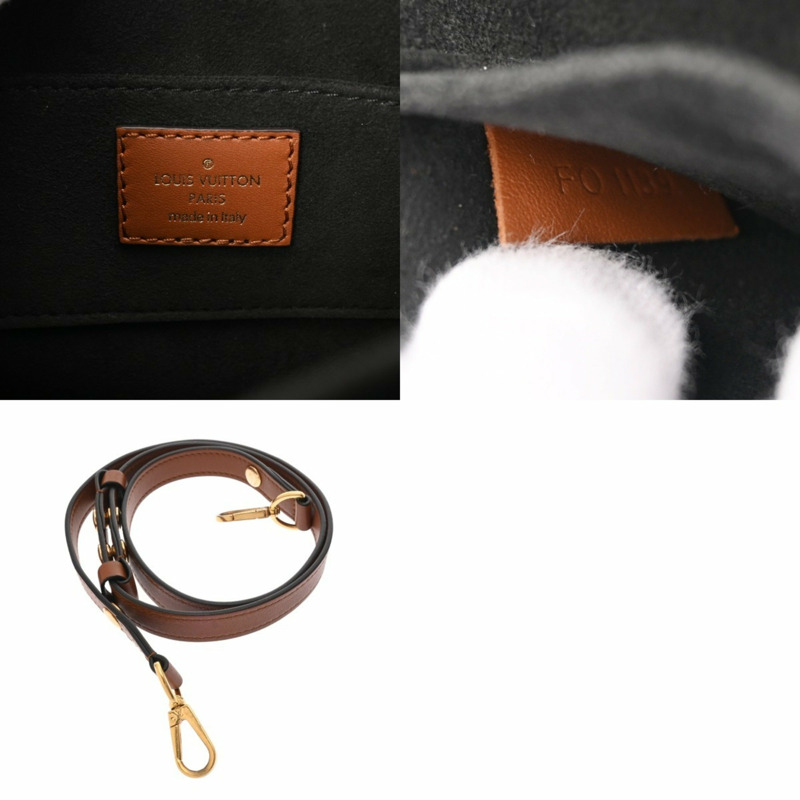 路易威登 Monogram Reverse Dauphine Mini（舊款，棕色）M44580 女士帆布肩背包-10