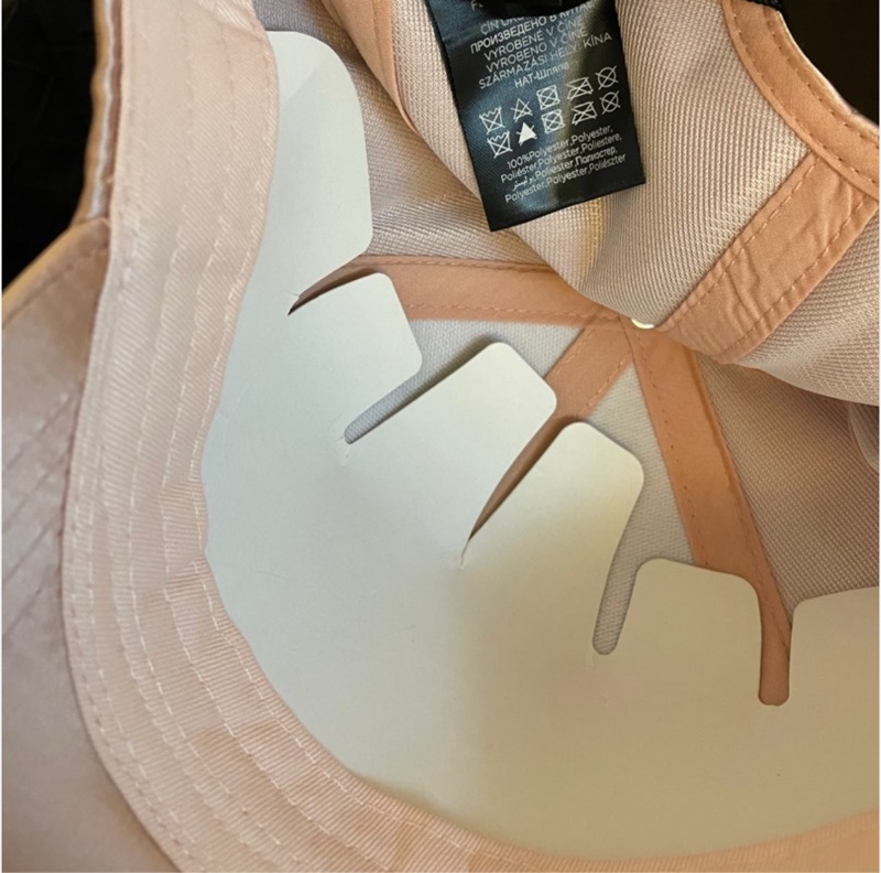 KARL LAGERFELD老佛爺 logo刺繡緞面棒球帽 粉-3