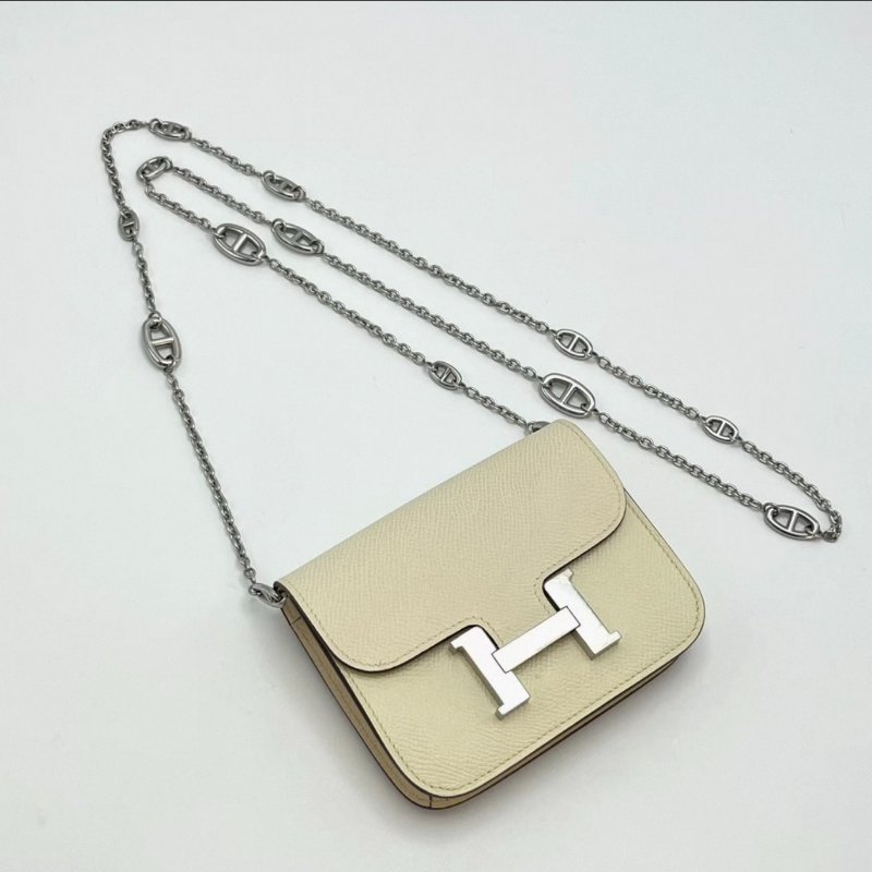 HERMES Constance slim零錢包腰包12*10*3 99新配件塵袋-2