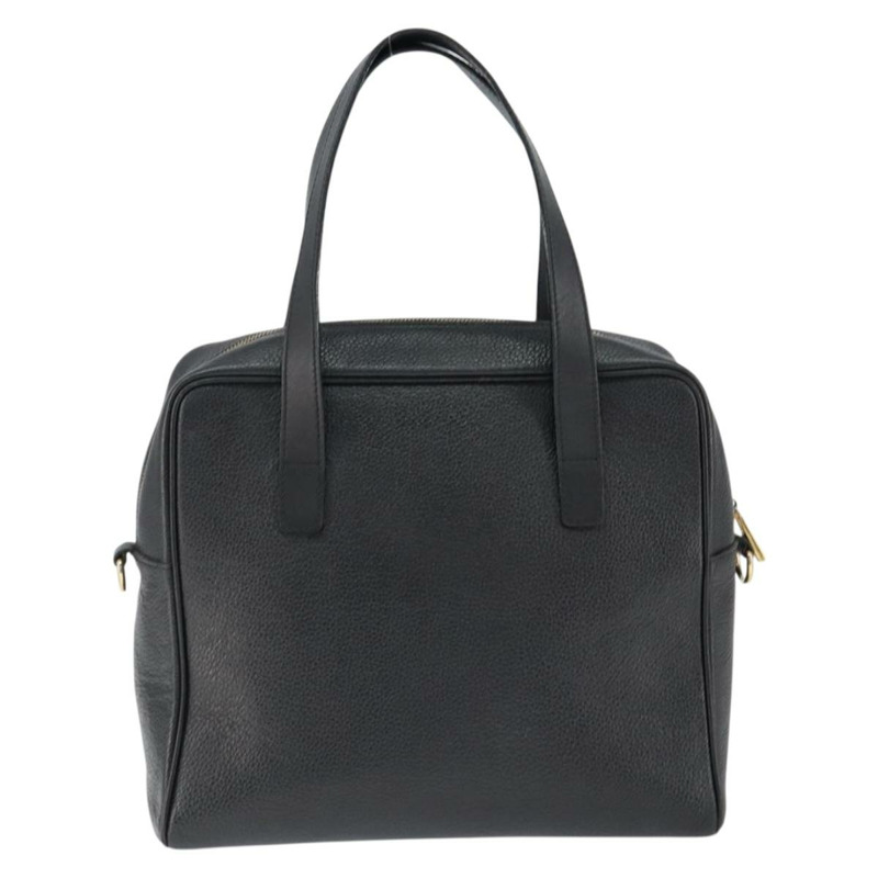 【日本直送】CELINE 手提包 皮革 黑色 金色 正品 149040-1