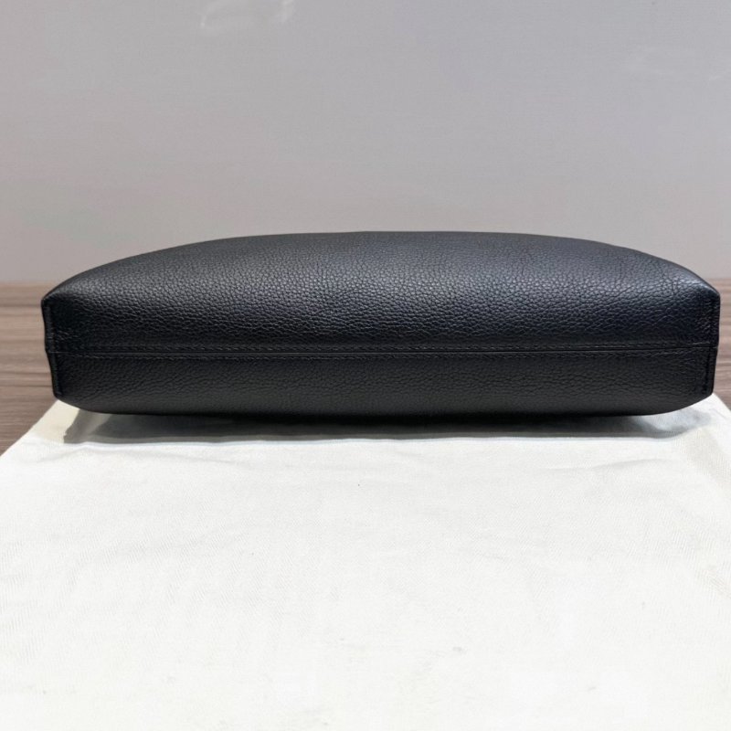 LOEWE黑色銀扣Missy手提肩背斜背包28*15*5 98新配件塵袋-3