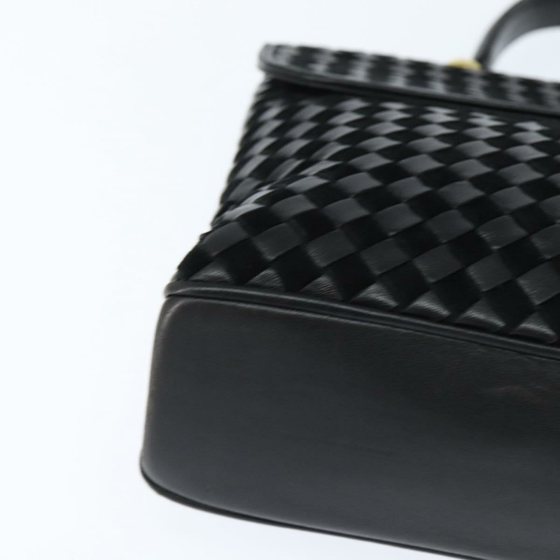 【日本直送】BALLY 手提包 皮革 黑色 金色 正品 BA7374-8