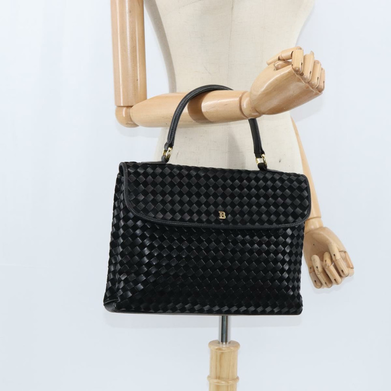 【日本直送】BALLY 手提包 皮革 黑色 金色 正品 BA7374-21