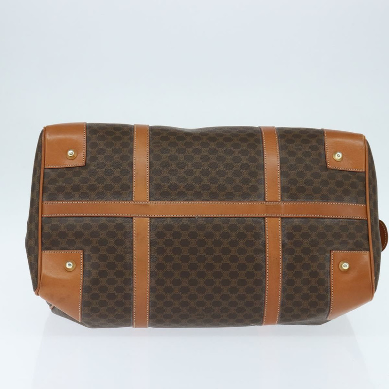 【日本直送】CELINE Macadam帆布波士頓包 PVC棕色金色 正品 149357-4