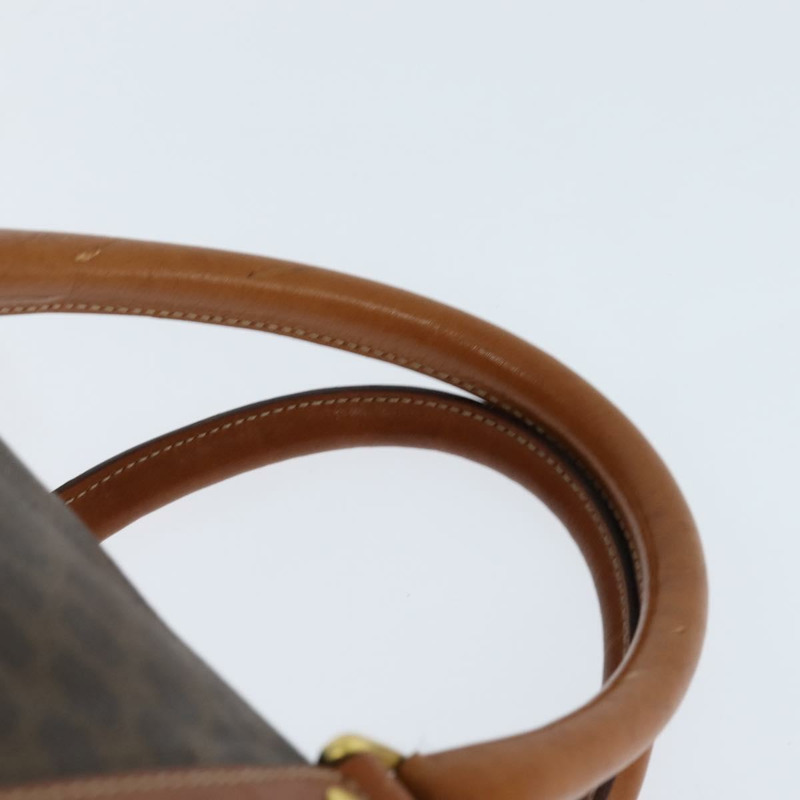 【日本直送】CELINE Macadam帆布波士頓包 PVC棕色金色 正品 149357-7