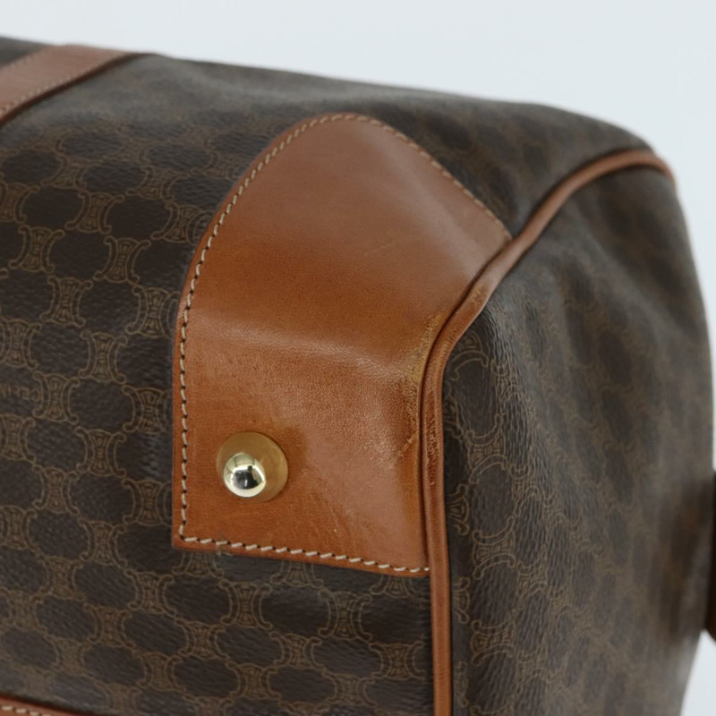 【日本直送】CELINE Macadam帆布波士頓包 PVC棕色金色 正品 149357-14