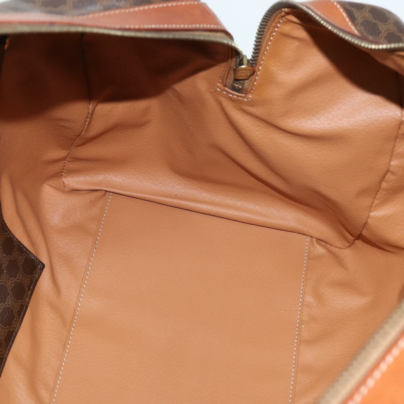 【日本直送】CELINE Macadam帆布波士頓包 PVC棕色金色 正品 149357-17