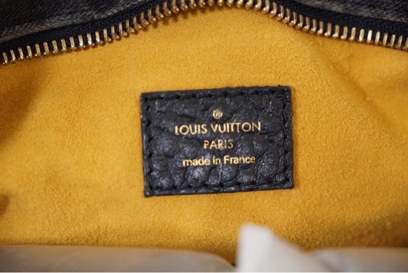 LV 黑色單寧二手 Neo Cabby MM 手提肩背包-3