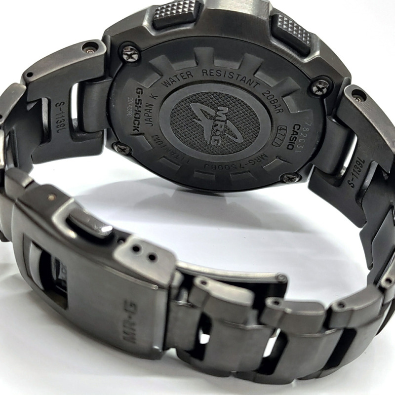 卡西歐 G-SHOCK MR-G MRG-7500BJ-1AJF 多電波 5 強韌太陽能男士手錶 JA-24615-5