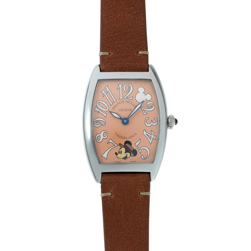 Franck Muller Casablanca 米奇迪士尼系列，限量版 100 枚，型號 17520QZCM1H.DILTD AC，粉紅色，男士自動腕錶-1