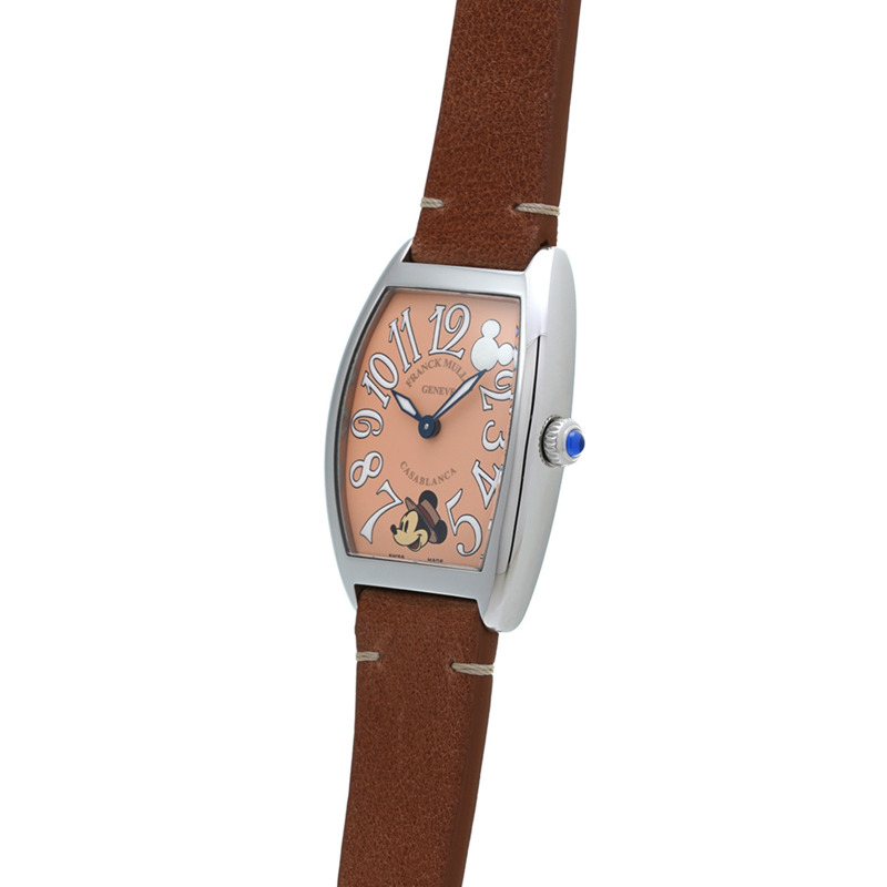 Franck Muller Casablanca 米奇迪士尼系列，限量版 100 枚，型號 17520QZCM1H.DILTD AC，粉紅色，男士自動腕錶-9