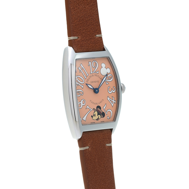 Franck Muller Casablanca 米奇迪士尼系列，限量版 100 枚，型號 17520QZCM1H.DILTD AC，粉紅色，男士自動腕錶-10