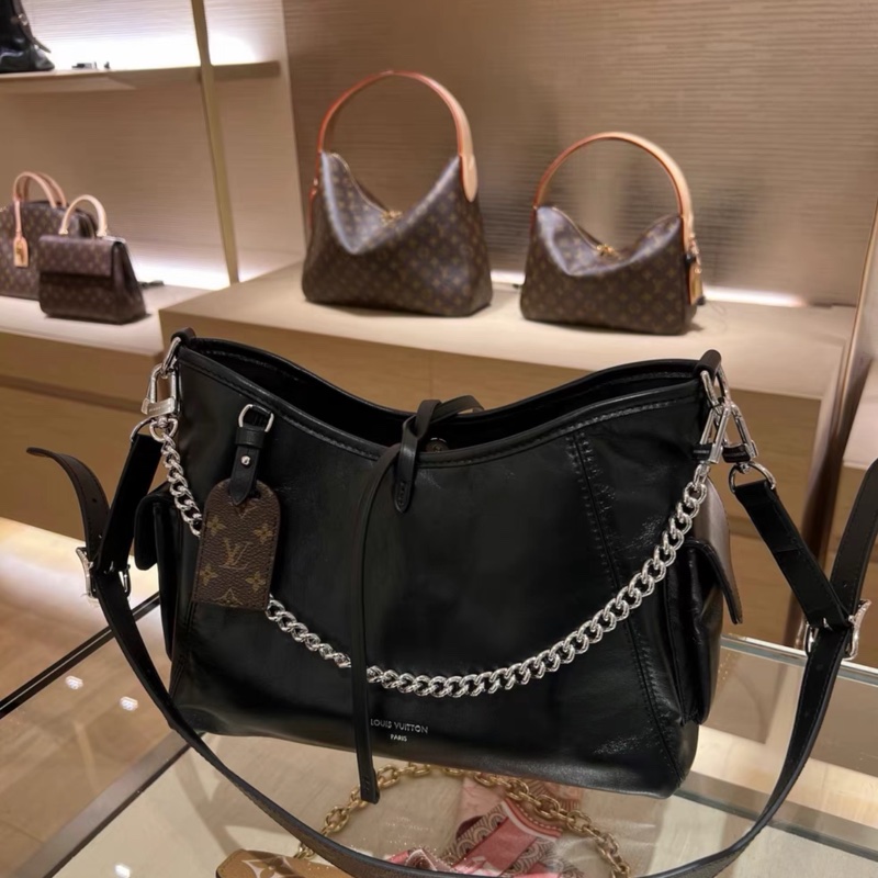 Lv carryall 黑武士中號 芯片款 #全新全配🈶台北101購證 #男女同款 🉑送禮-9