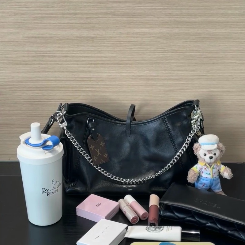 Lv carryall 黑武士中號 芯片款 #全新全配🈶台北101購證 #男女同款 🉑送禮-15