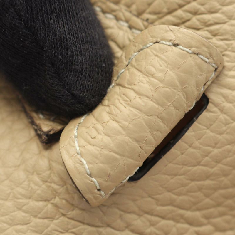 Hermes Hermès Evelyn 3 Trois PM Taurillon Clemence 皮革肩背包，米色-4