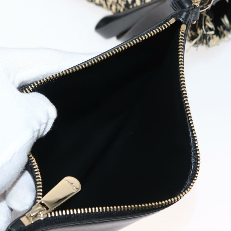 【日本直送】Salvatore Ferragamo Gancini 托特包 拉菲草皮革 黑色 銀色 正品 148033-22