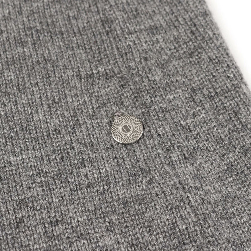 愛馬仕短袖洋裝 #36 羊絨灰色二手女裝-6