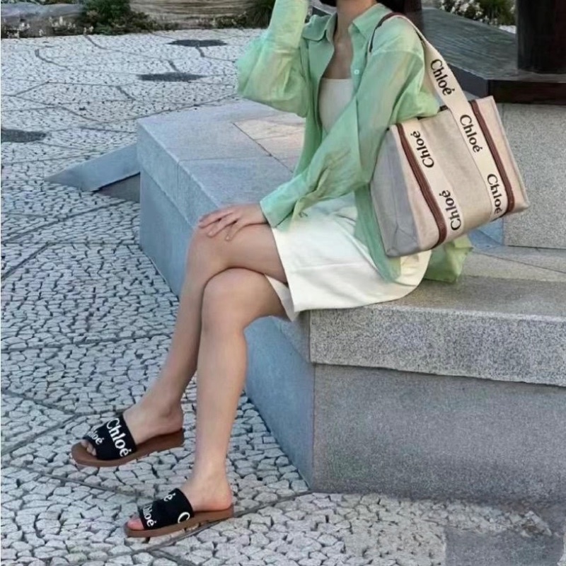 Chloe woody tote bag-4