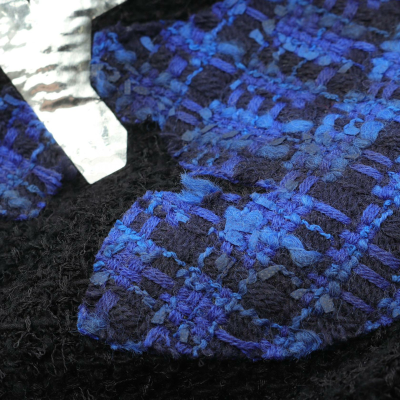 香奈兒 COCO Mark 斜紋軟呢衛衣 #34 套頭衫 P72996K10505 純棉 黑色 二手-6