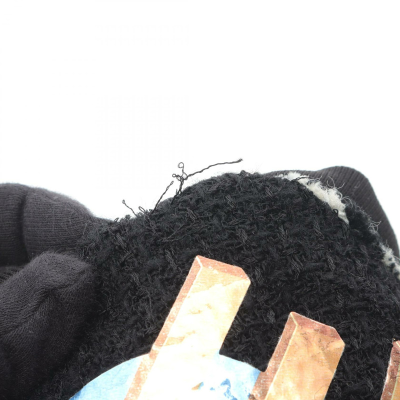 香奈兒 COCO Mark 斜紋軟呢衛衣 #34 套頭衫 P72996K10505 純棉 黑色 二手-7