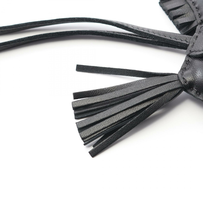 愛馬仕 Rodeo PM 包飾 Z Agneau milo 皮革黑色二手女士-3