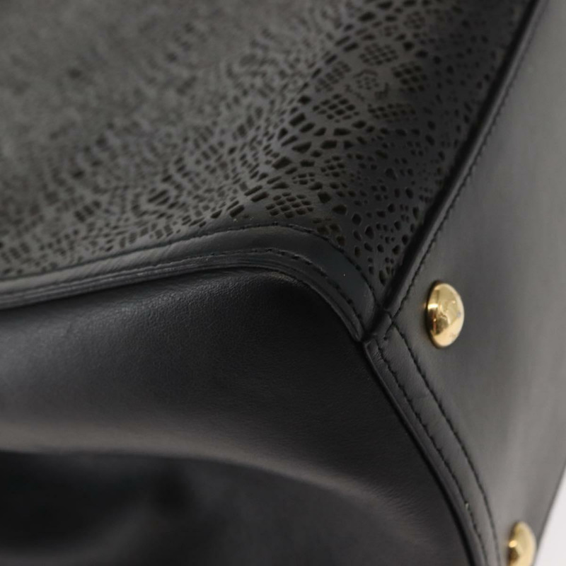 【日本直送】Salvatore Ferragamo Vala 鏈條手提包 皮革 黑色 金色 正品 gh1102-14