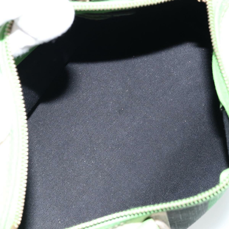 【日本直送】GUCCI GG Supreme Sherry Line 波士頓包 PVC 白色 金 綠色 190257 正品 gh1133-10