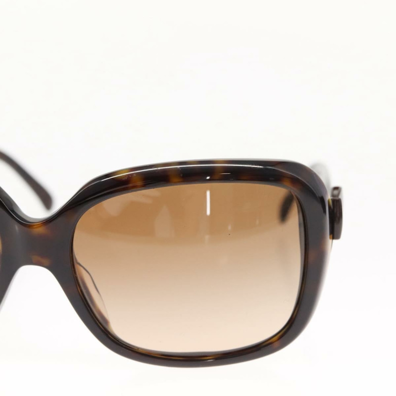 【日本直送】香奈兒 COCO 標誌絲帶太陽眼鏡，塑膠材質，深棕色，CC 認證，型號 am9410-3