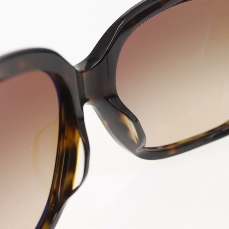 【日本直送】香奈兒 COCO 標誌絲帶太陽眼鏡，塑膠材質，深棕色，CC 認證，型號 am9410-8