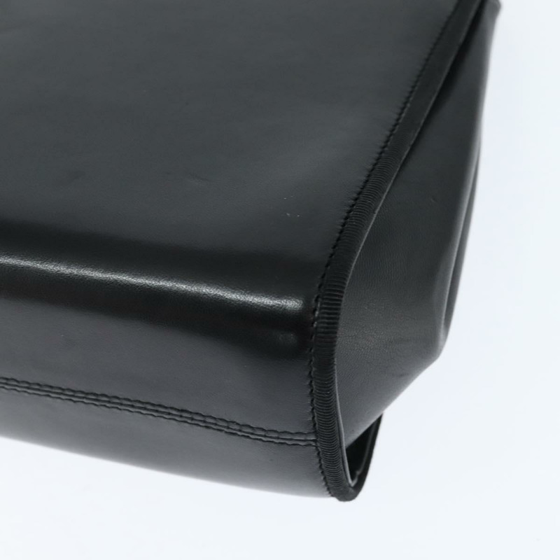 【日本直送】Salvatore Ferragamo 鏈條單肩包 皮革 黑色 金色 正品 149060-16