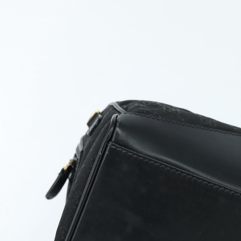 【日本直送】GUCCI GG帆布波士頓包 黑色金色 正品 148818-8