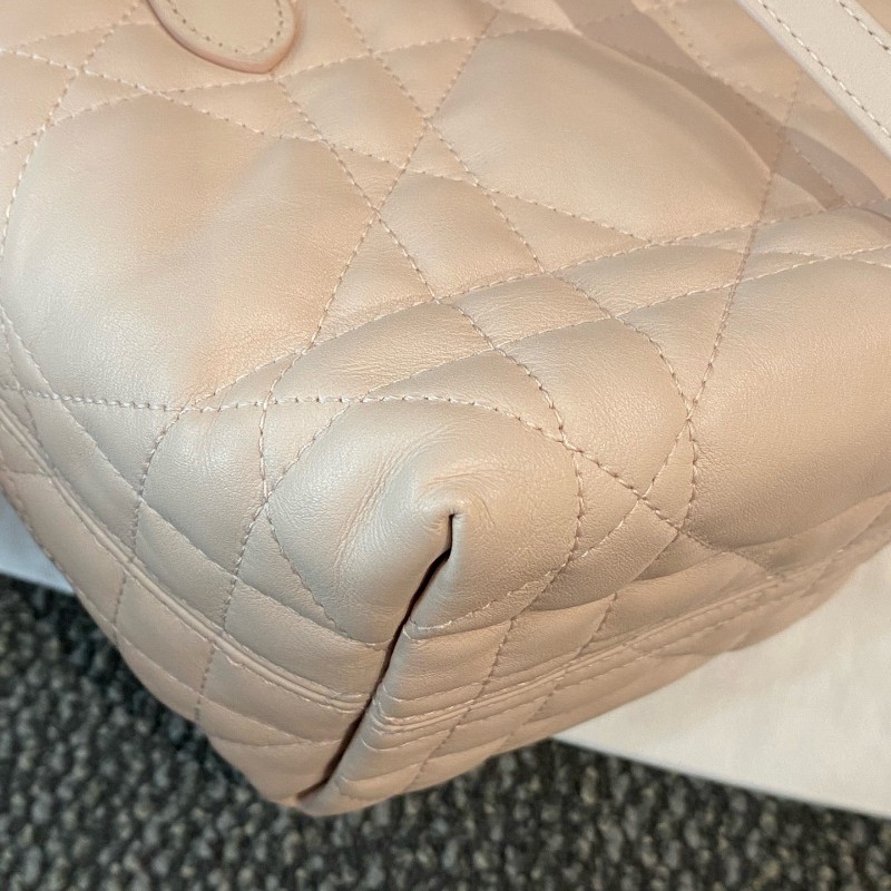 Dior迪奧 櫻花粉 toujour豎版nano土著包 手提包肩背包 25年-13