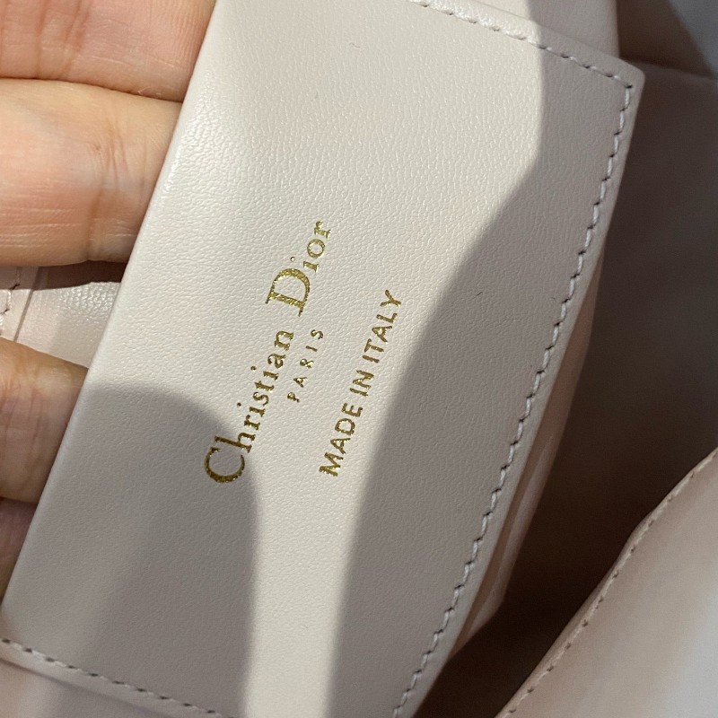 Dior迪奧 櫻花粉 toujour豎版nano土著包 手提包肩背包 25年-16