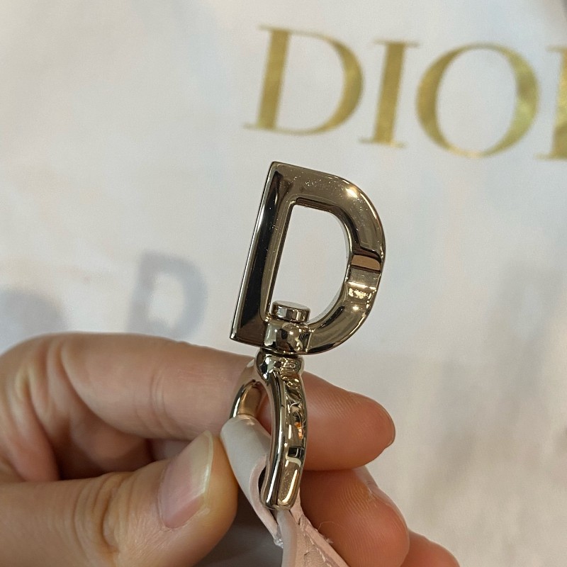 Dior迪奧 櫻花粉 toujour豎版nano土著包 手提包肩背包 25年-17