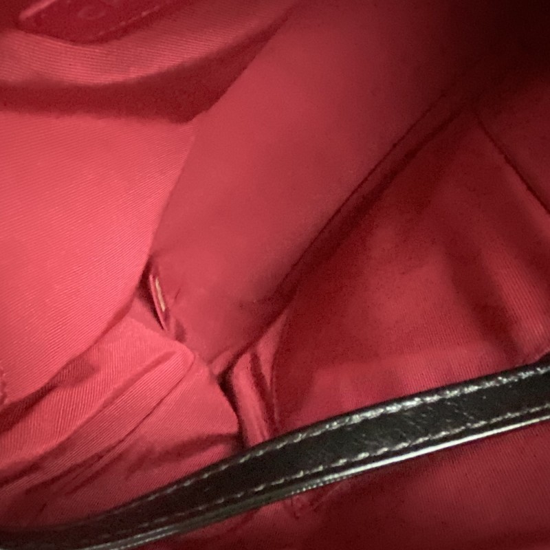 Chanel流浪包中號 海軍藍黑拼色牛皮 肩背包-20