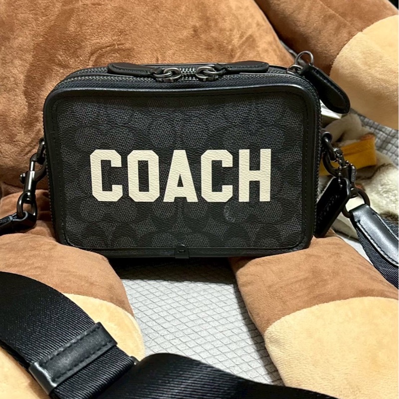 coach 專櫃款 側背包 coach側背包 相機包-0