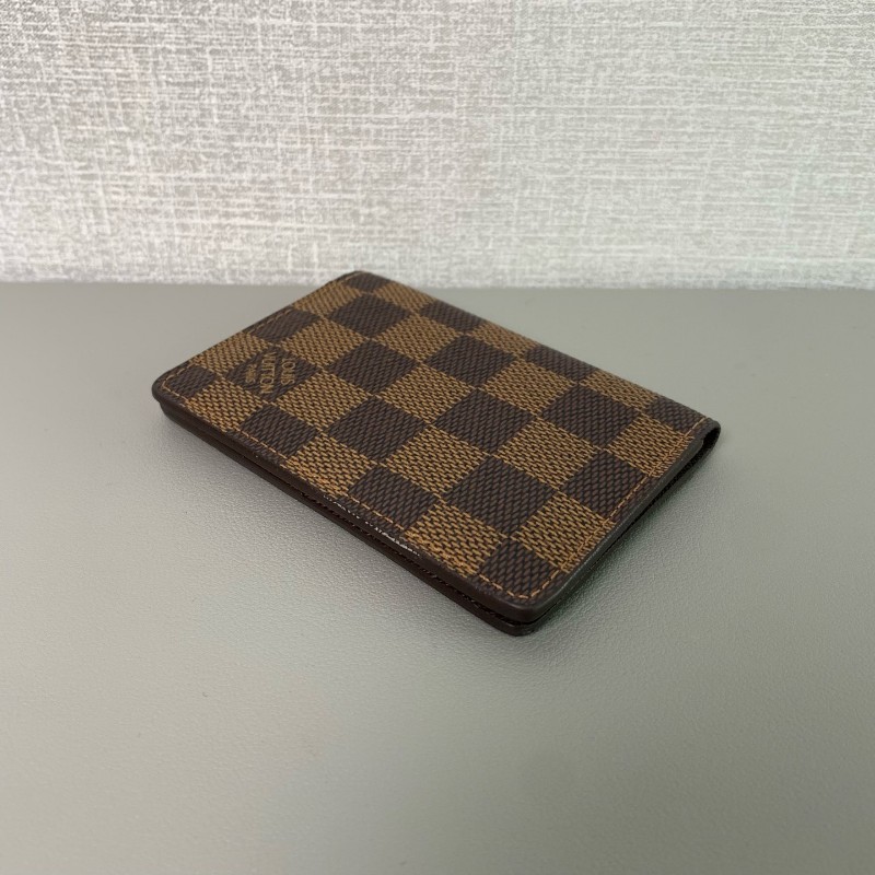 LV路易威登 棋盤格 錢夾短夾-5