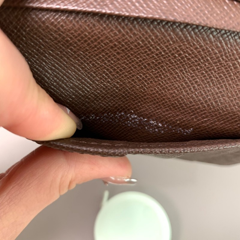 LV路易威登 棋盤格 錢夾短夾-17